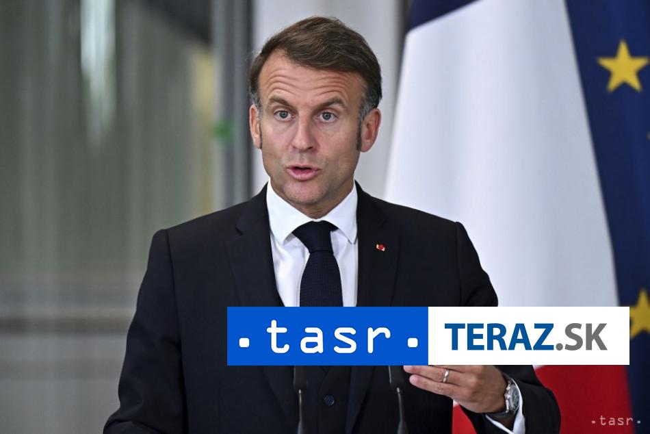 Francuzsko uzna Palestinsky stat povedal Macron