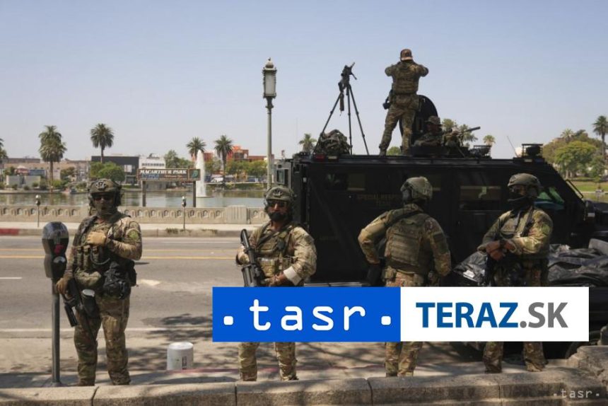 Pentagon stiahol z Los Angeles 2000 vojakov Narodnej gardy
