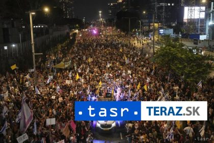 Desiatky tisic ludi protestovali proti planom Netanjahua obsadit Gazu