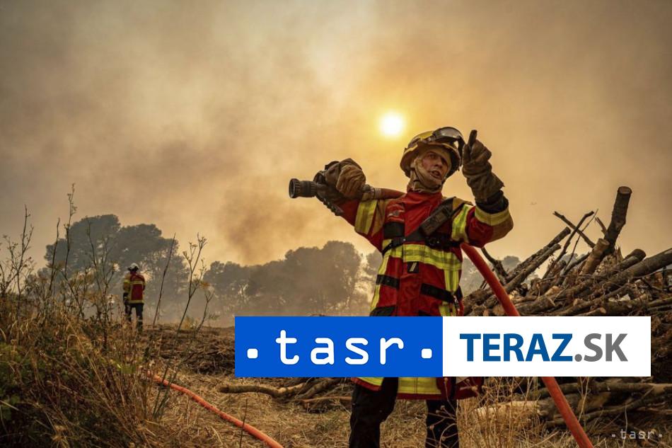 Hasici dostali pod kontrolu velky poziar na juhu Francuzska