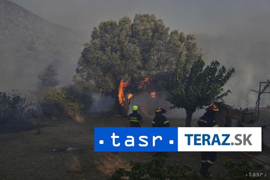 Pozar pri Atenach Pravdepodobne bol zalozeny umyselne
