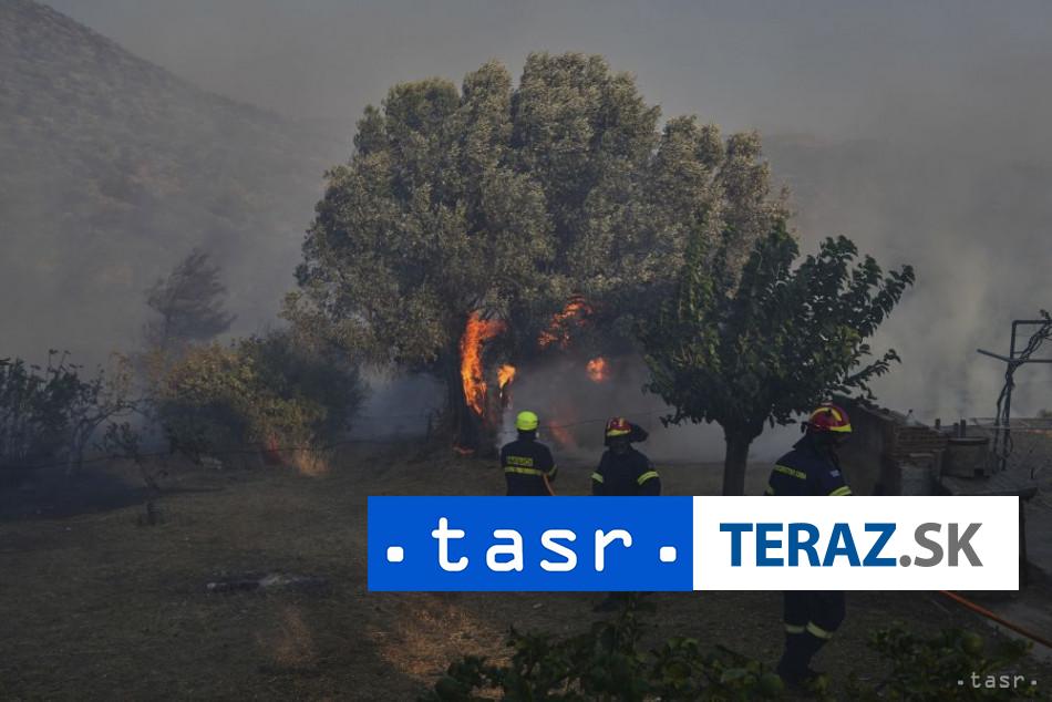 Pozar pri Atenach Pravdepodobne bol zalozeny umyselne