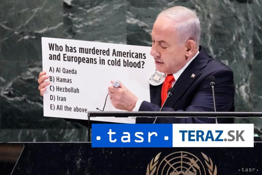 Palestinska enklava Netanjahuov prejav na VZ OSN bol plny lzi