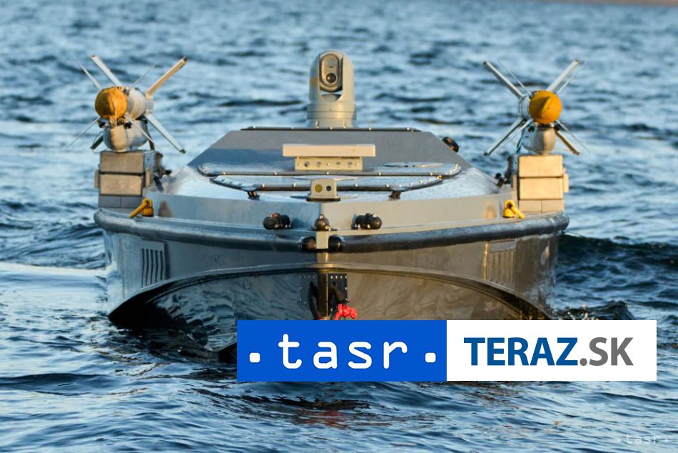 Rusko Ukrajinsky dronovy utok poskodil dve lode