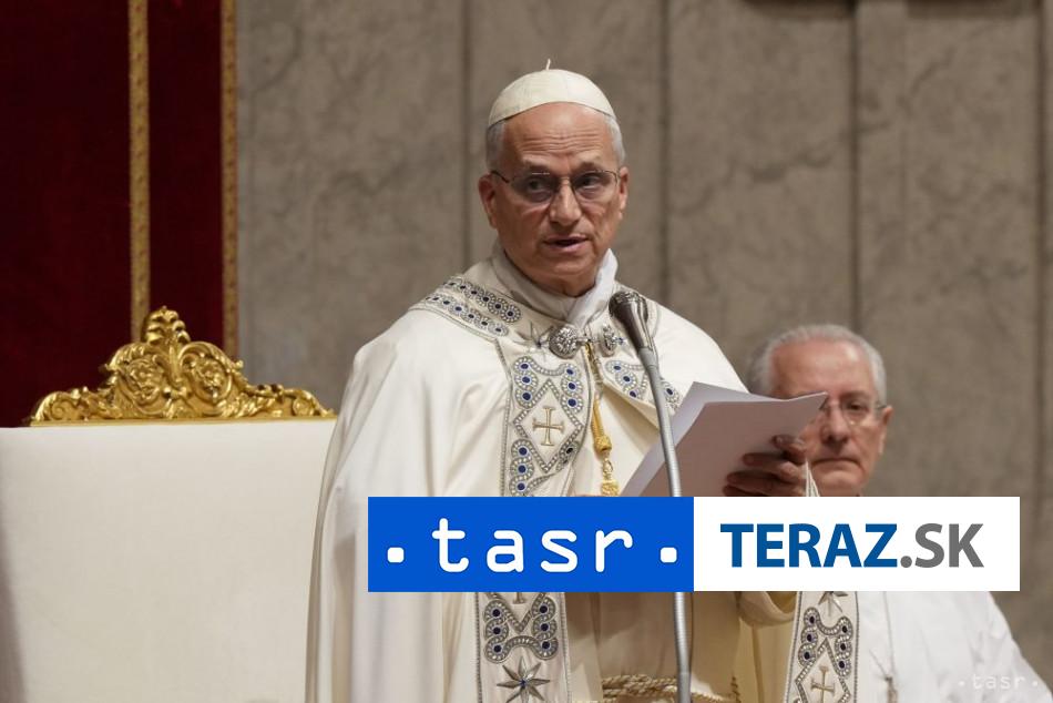 Papez Lev XIV Potrebujeme mierove projekty nie zbrane