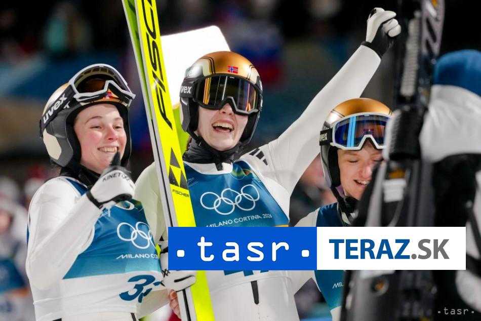 Stromova ziskala zlato aj v sutazi na velkom mostiku