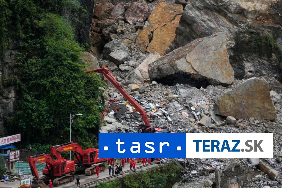 Mohutny zosuv pody v Cine si vyzadal najmenej 8 obeti