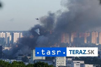 Rusko zautocilo balistickymi raketami na Kyjev