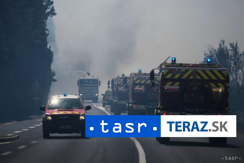V chranenom lese Fontainebleau sa rozsiril rozsiahly poziar