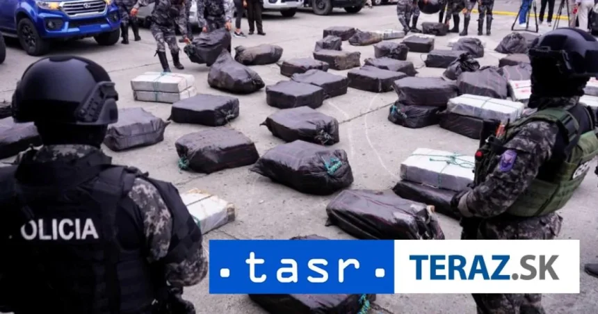 Polícia pri zaistení vyše 1,5 tony kokaínu použila výbušniny